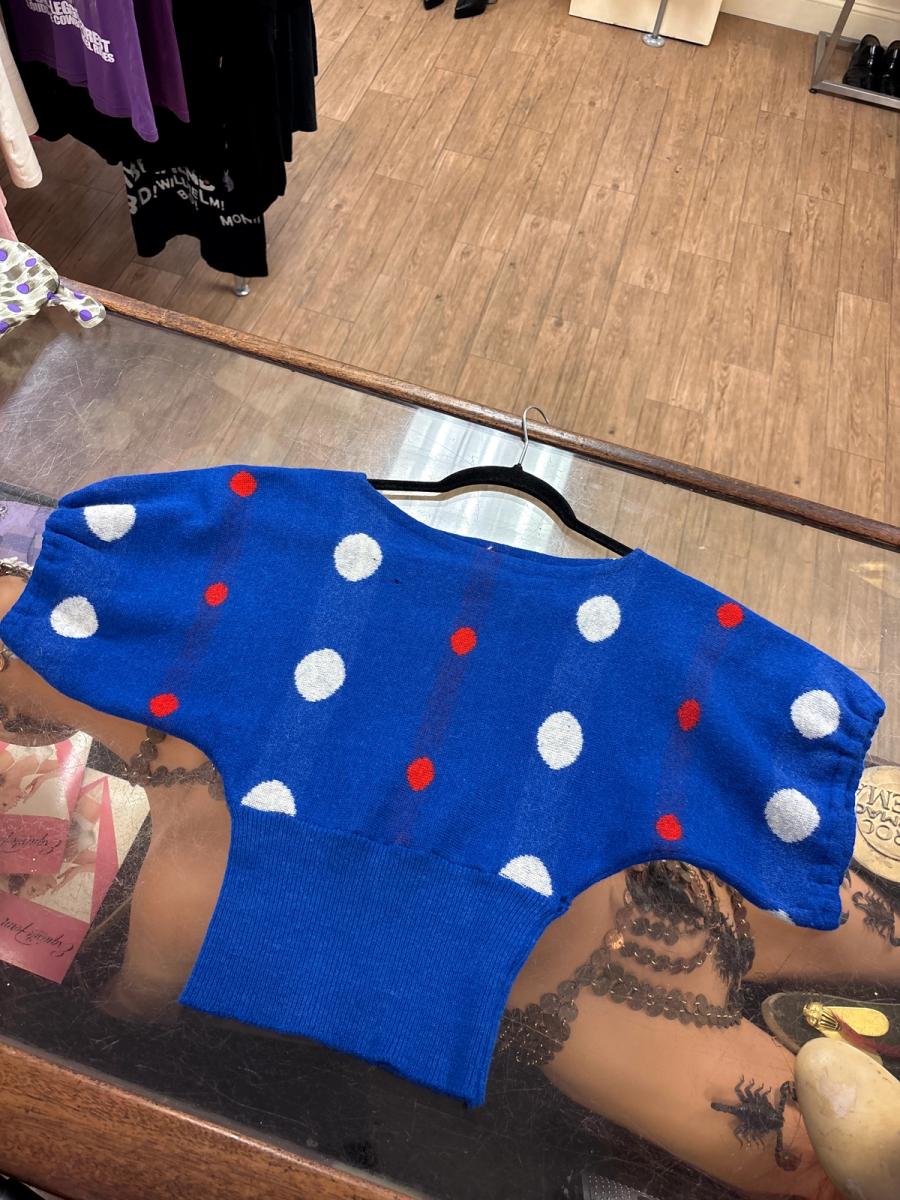 80s Dorothée Bis Polka Dot Sweater product image