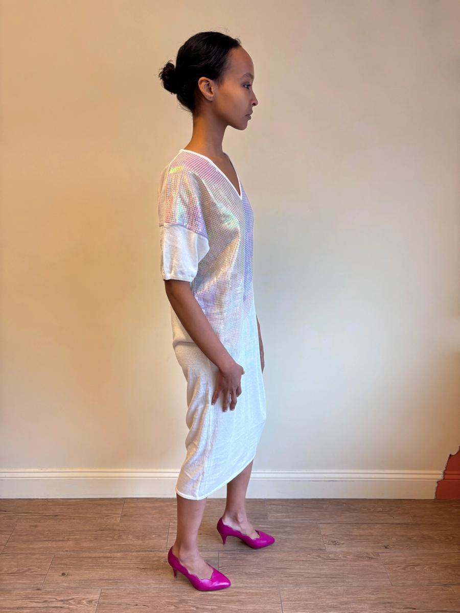 80s Krizia Iridescent Dress product image