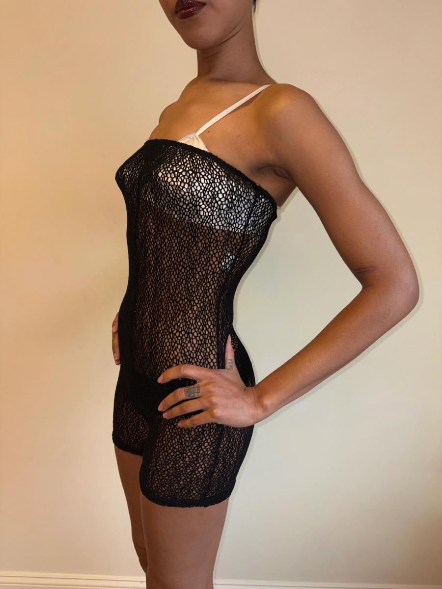 Vintage Dolce & Gabbana Strapless Mesh Bodysuit  product image