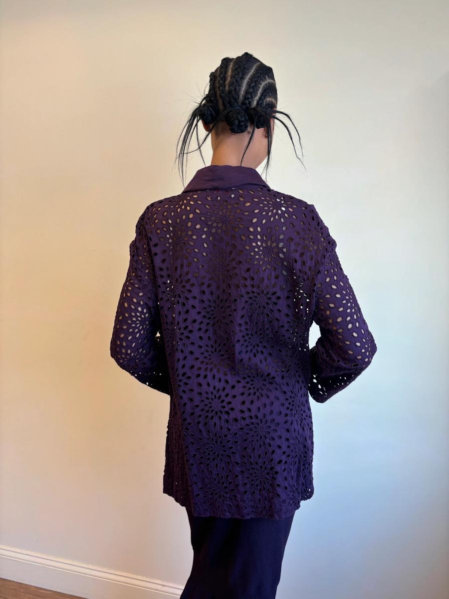 90s Romeo Gigli Eyelet Jacket  product image