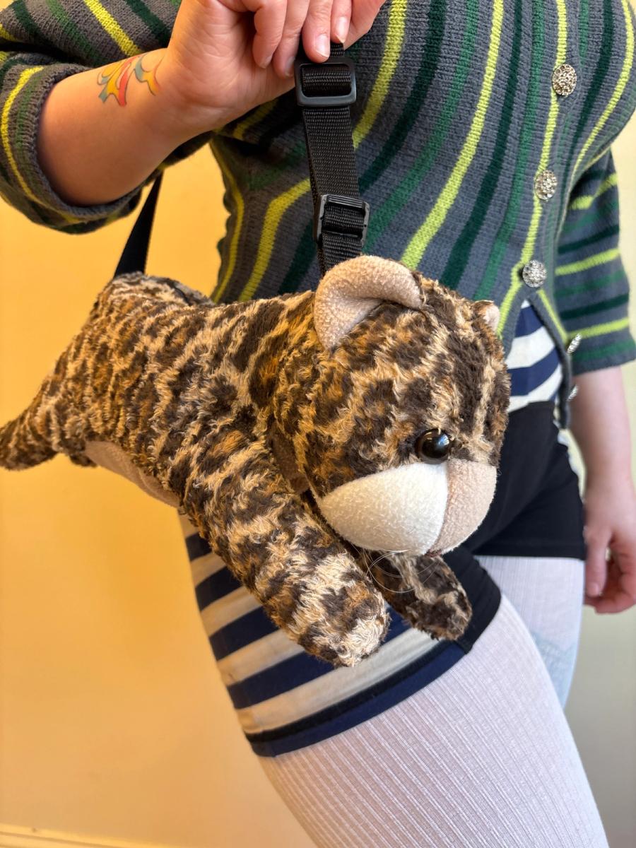 90s Yvan & Marzia Cheetah Bag product image