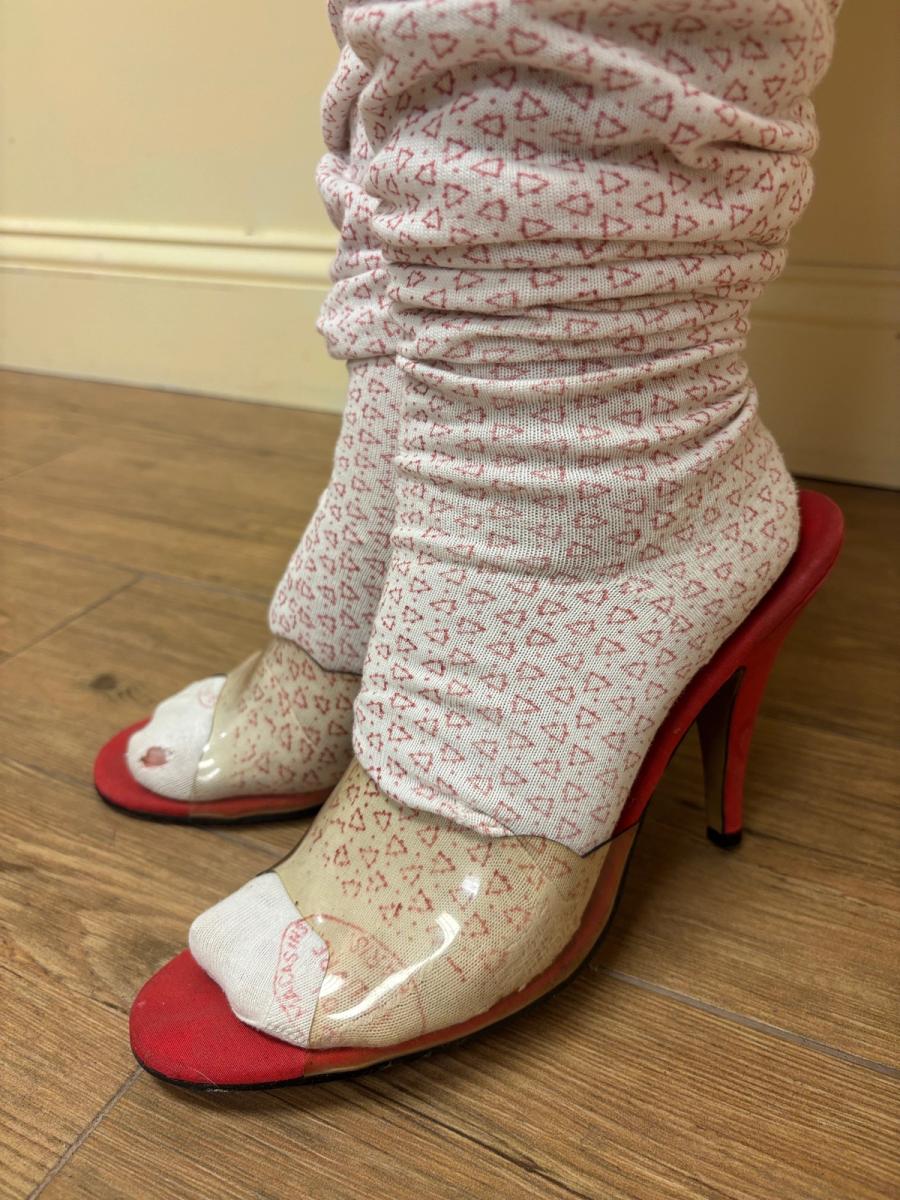 1890s Triangle Print Louvre Stockings product image