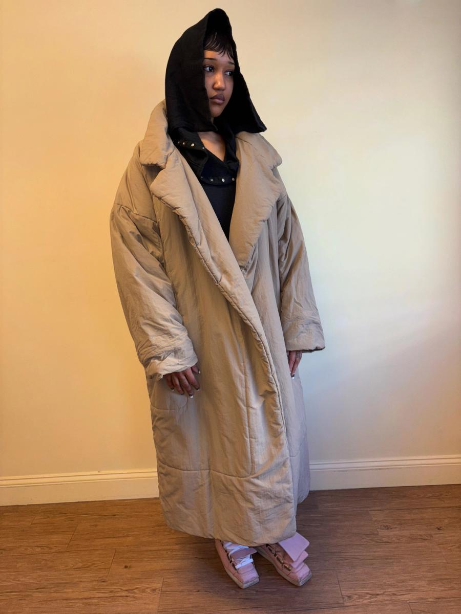 80s Norma Kamali OMO Sleeping Bag Coat product image