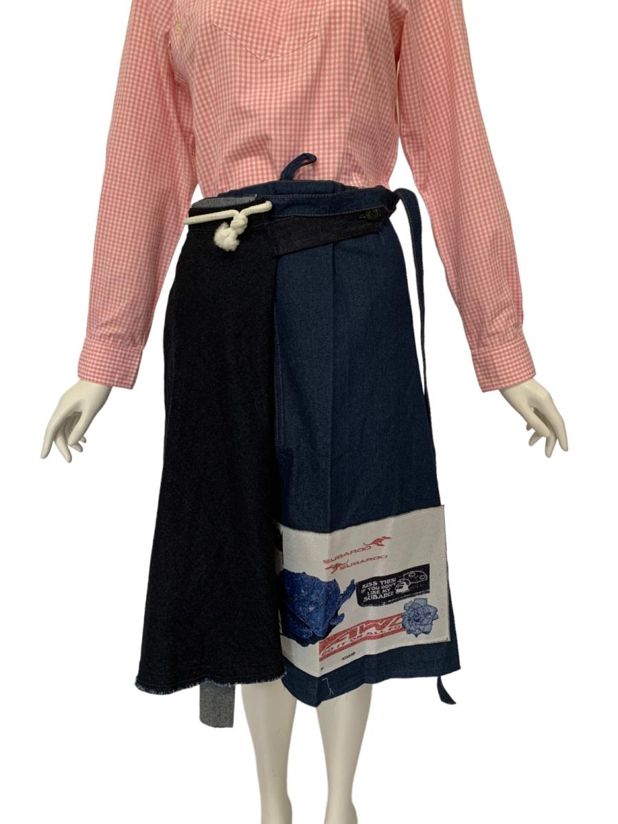 BodySong Denim Patchwork Apron product image