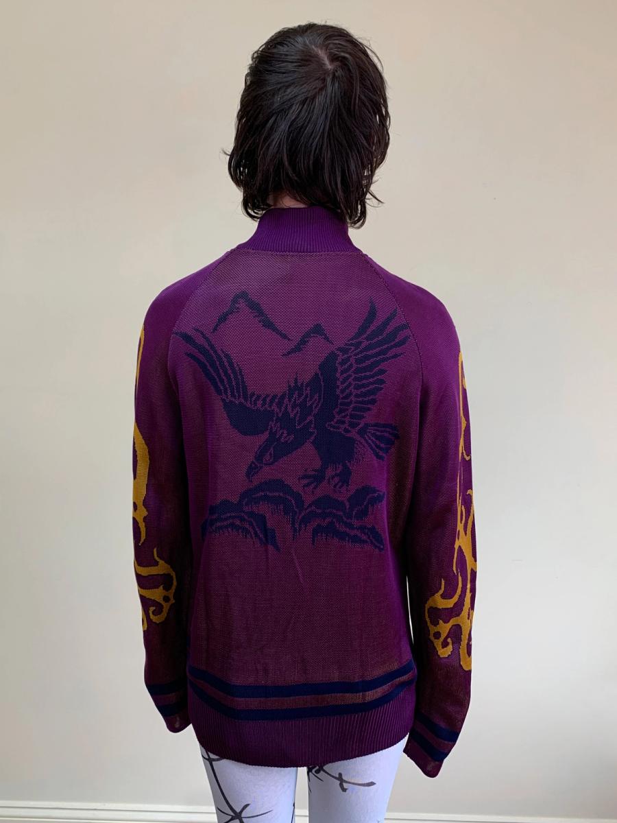 Freak of Psycho Tattoo and Bird Knit Sweater product image