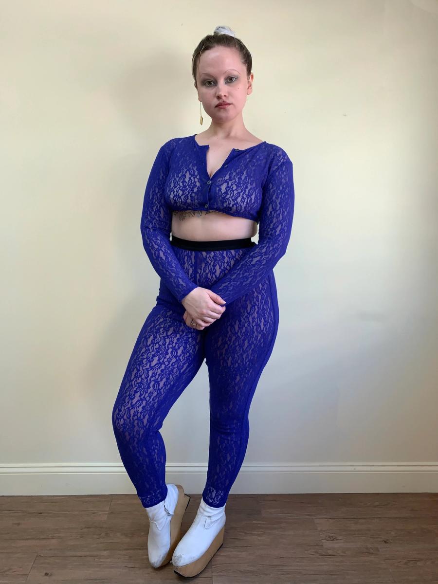 80s Gaultier Public Lace Set  product image