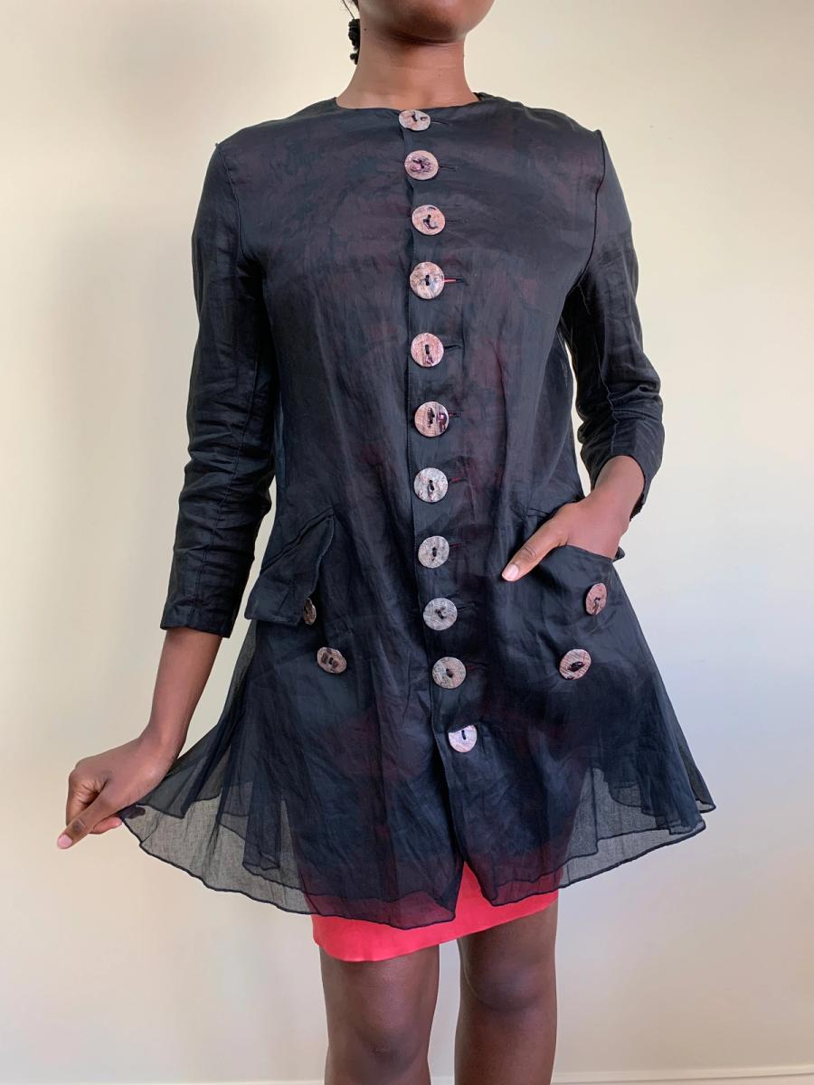 Jean Paul Gaultier Spring 1994 Sheer Jacket Dress product image