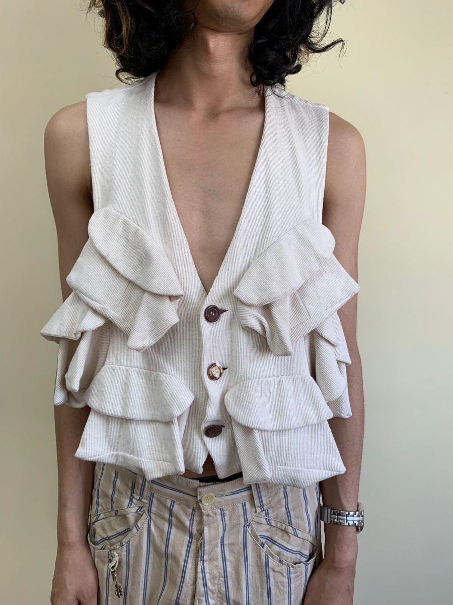 90s Christopher Nemeth Multi Pocket Waistcoat product image