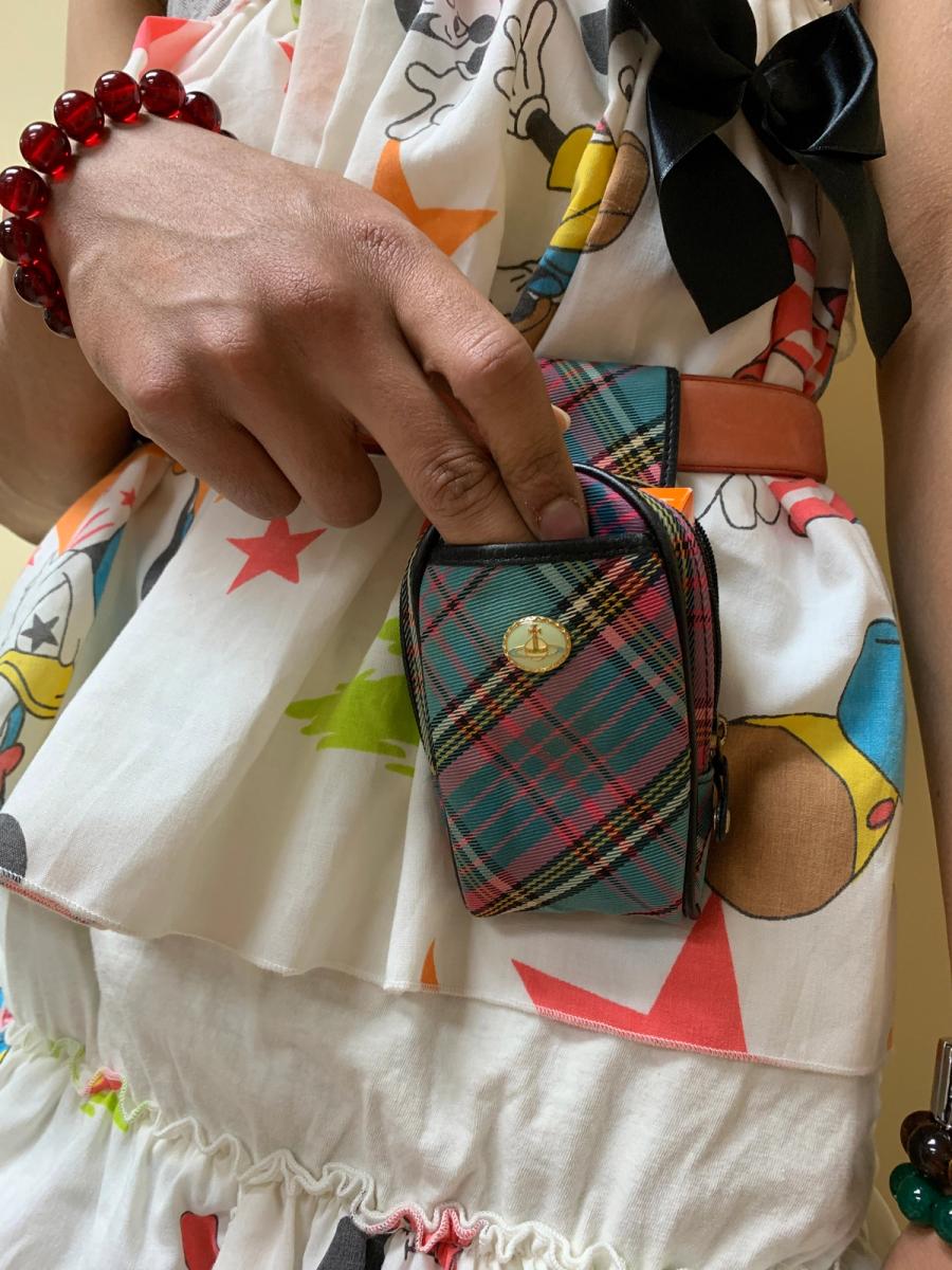 90s Vivienne Westwood Blue Tartan Cigarette Case product image