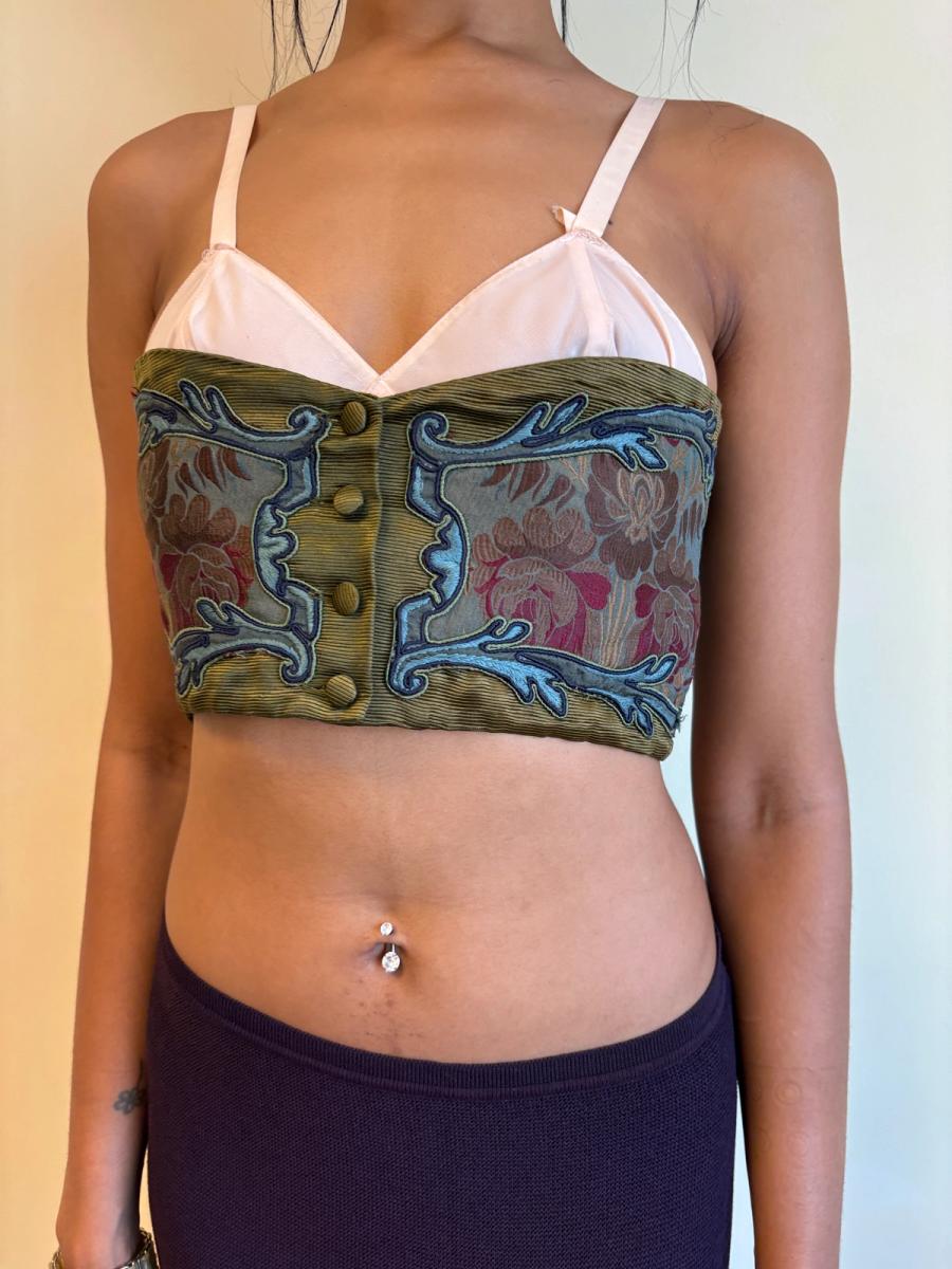 1990 Romeo Gigli Brocade Bandeau product image