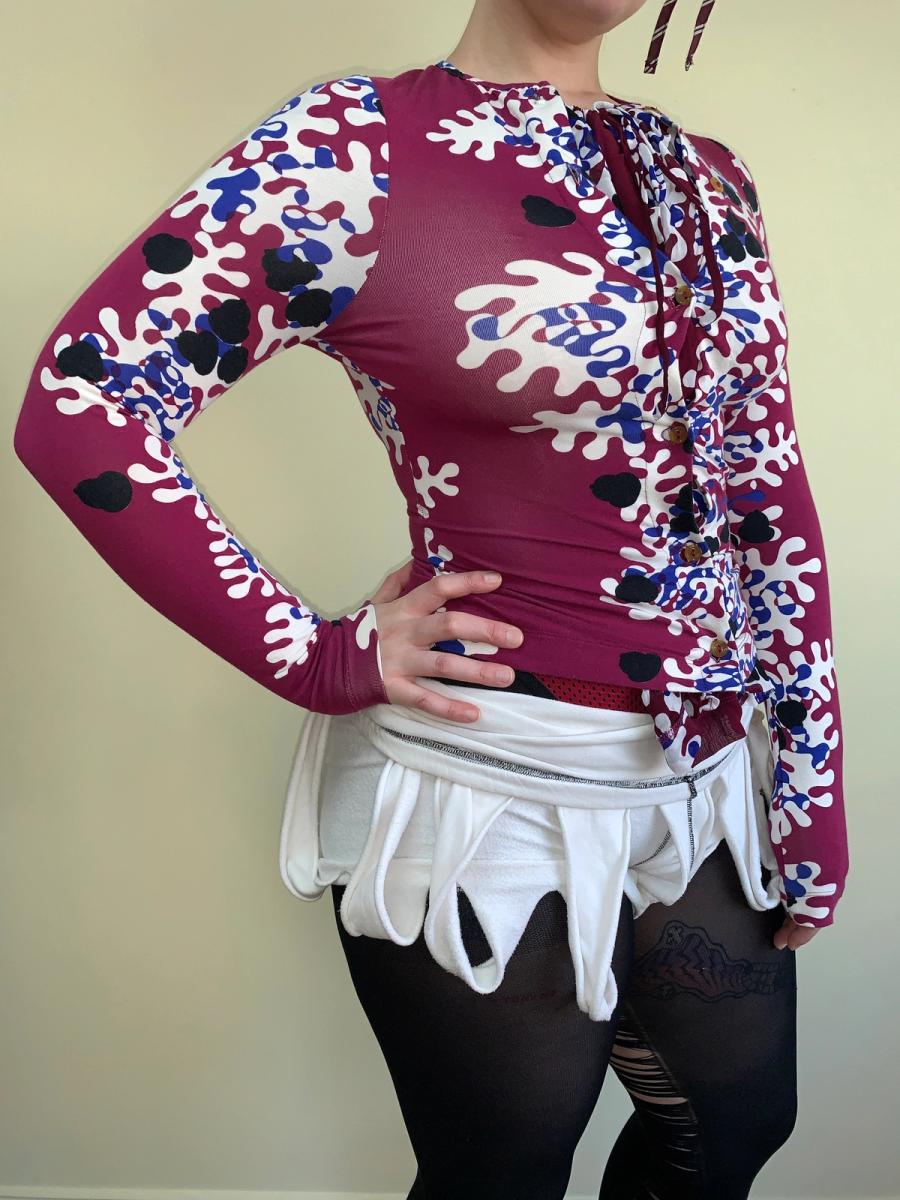 Vivienne Westwood A/W '98 Patterned Illusion Top product image