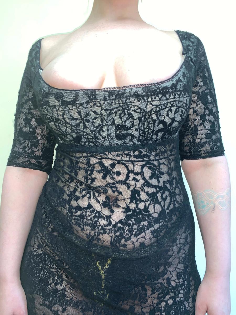 A/W 1992-93 Vivienne Westwood Flocked Tulle Regency Corset Dress product image