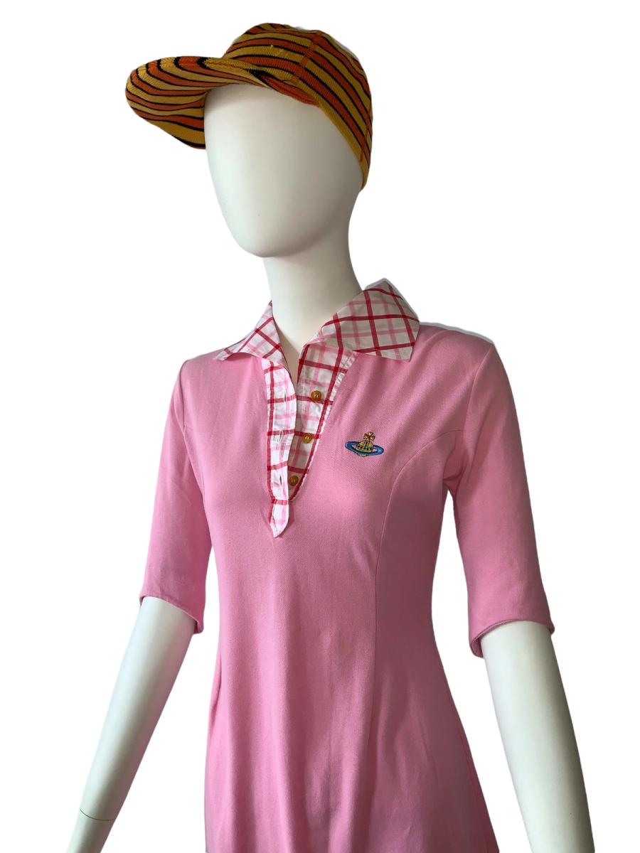 90s Vivienne Westwood Pink Polo Dress product image