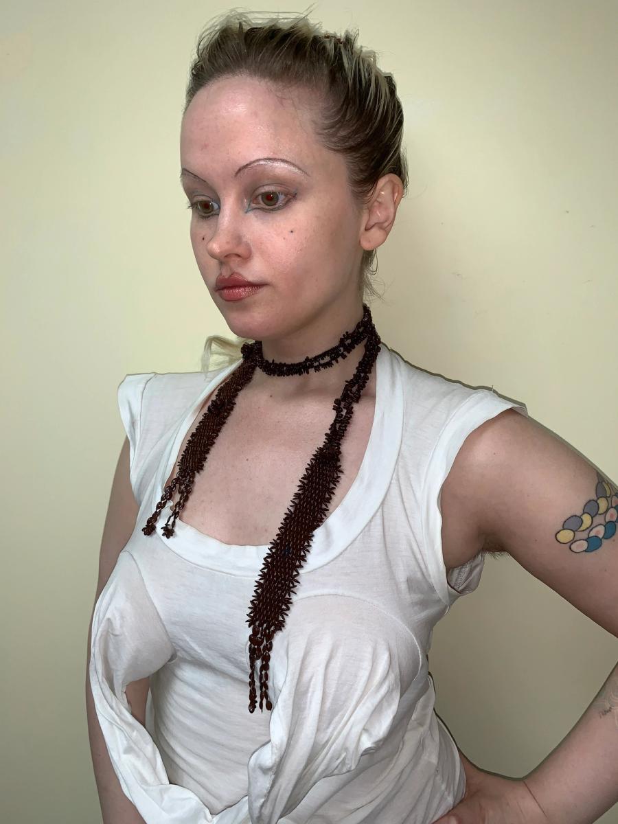 19th Century French Seed Bead Necklace product image