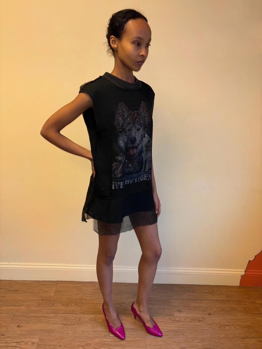 DryCleanOnly Beaded Wolf Dress product image