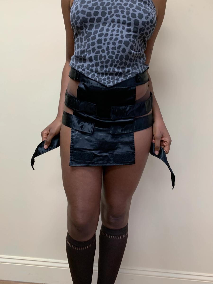Fötus Cage Strap Miniskirt product image