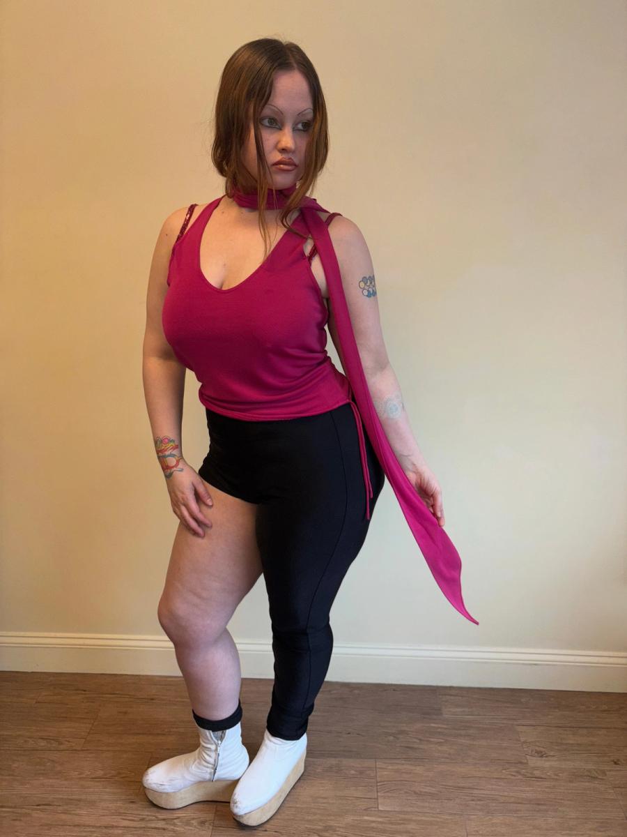 Lolita Lempicka Pink Scarf Tanktop product image