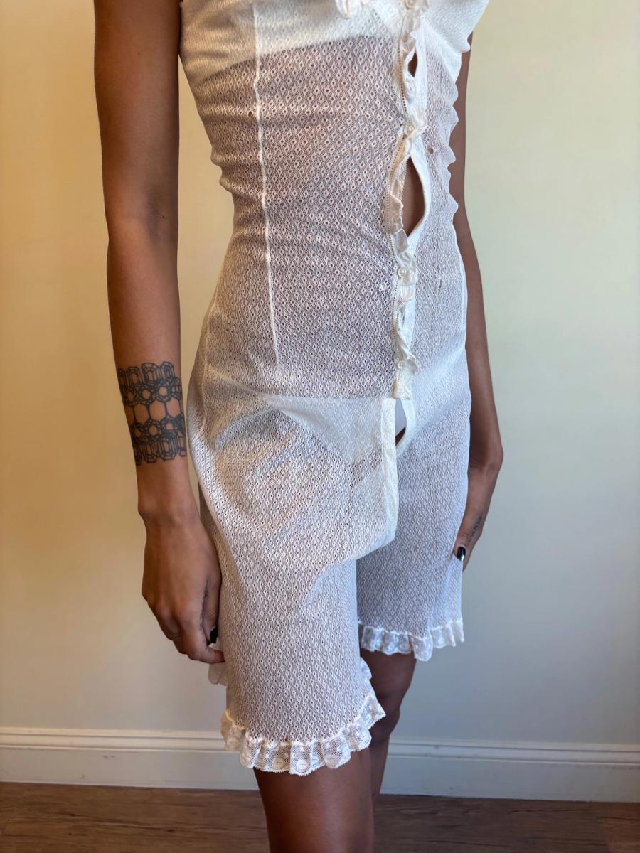Edwardian Lace Mesh Combination Suit product image