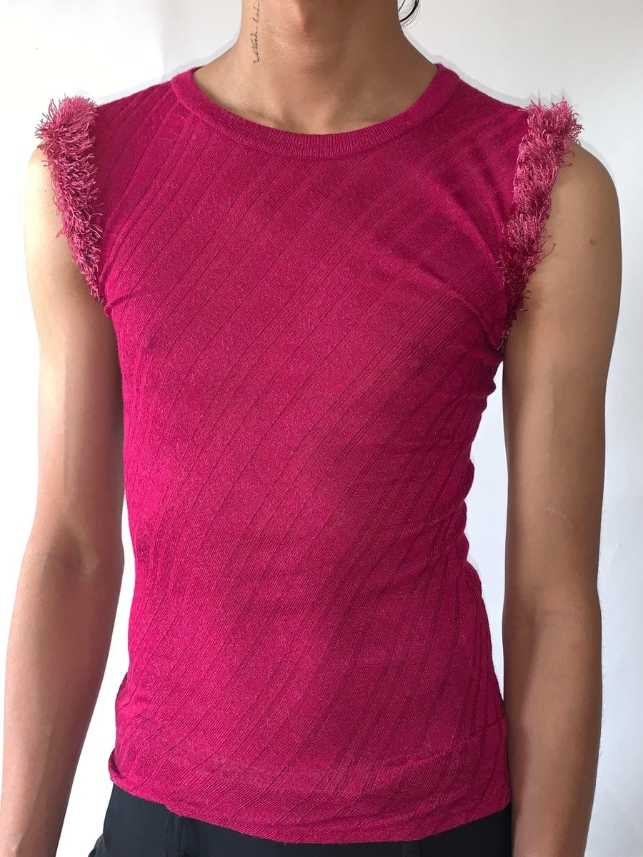 Beauty:Beast Fringe Bias Knit Tank product image