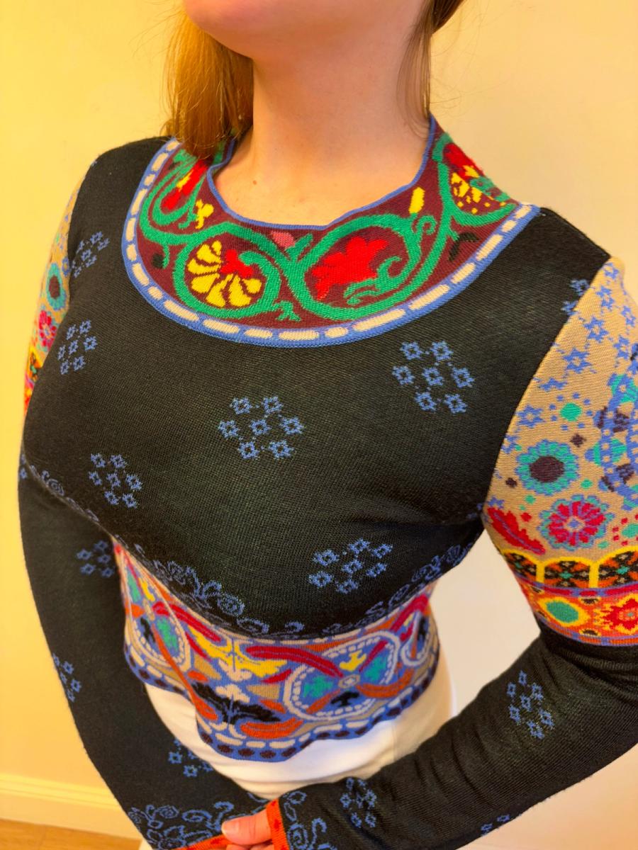 80s Kenzo Folkloric Sweater  product image