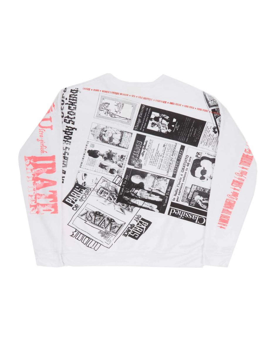 SEX-APPEAL Newsprint Sweatshirt - #3 Torture Tart product image