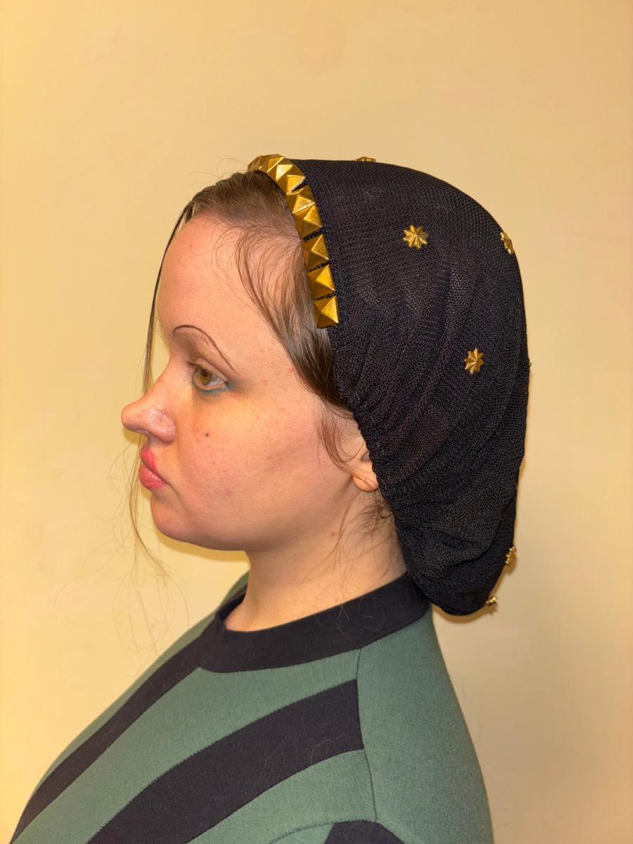 1940s Studded Mesh Snood  product image
