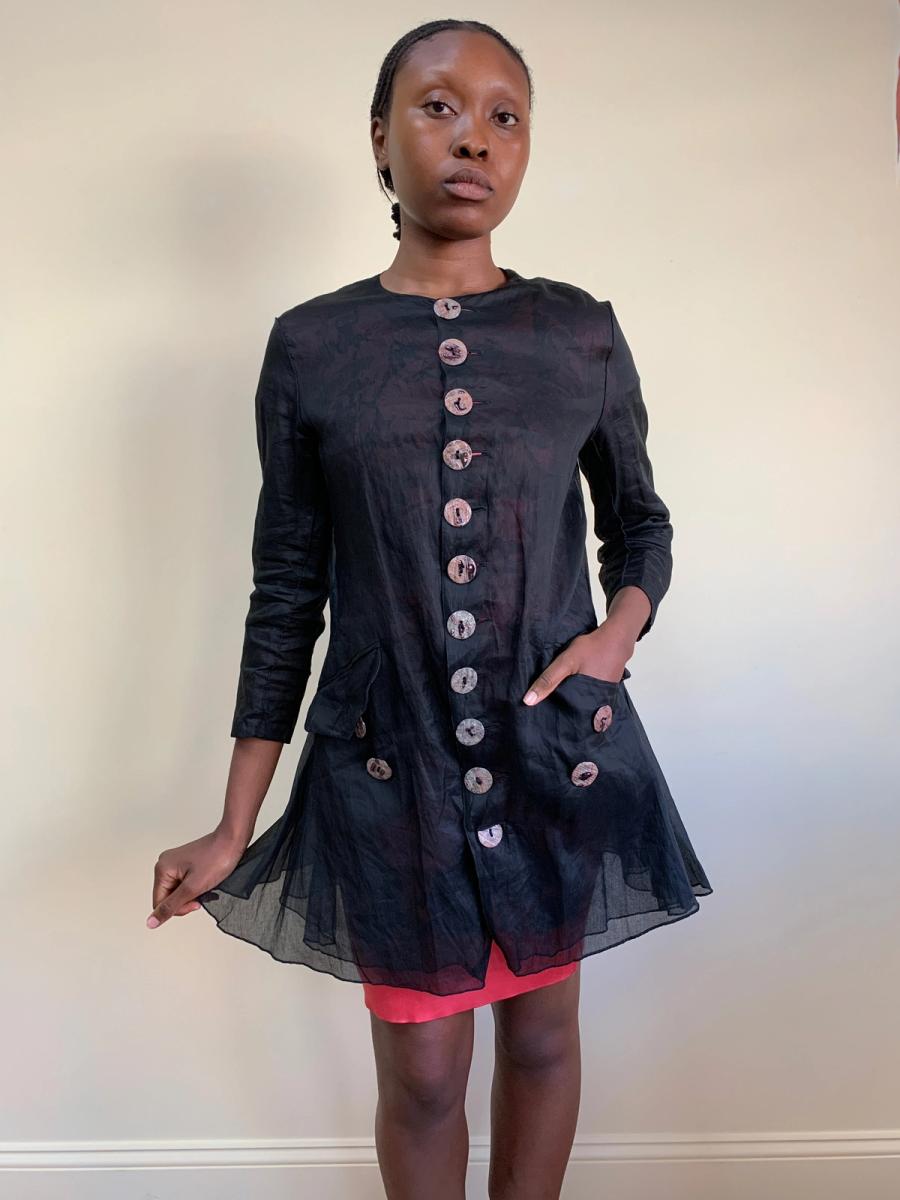 Jean Paul Gaultier Spring 1994 Sheer Jacket Dress product image
