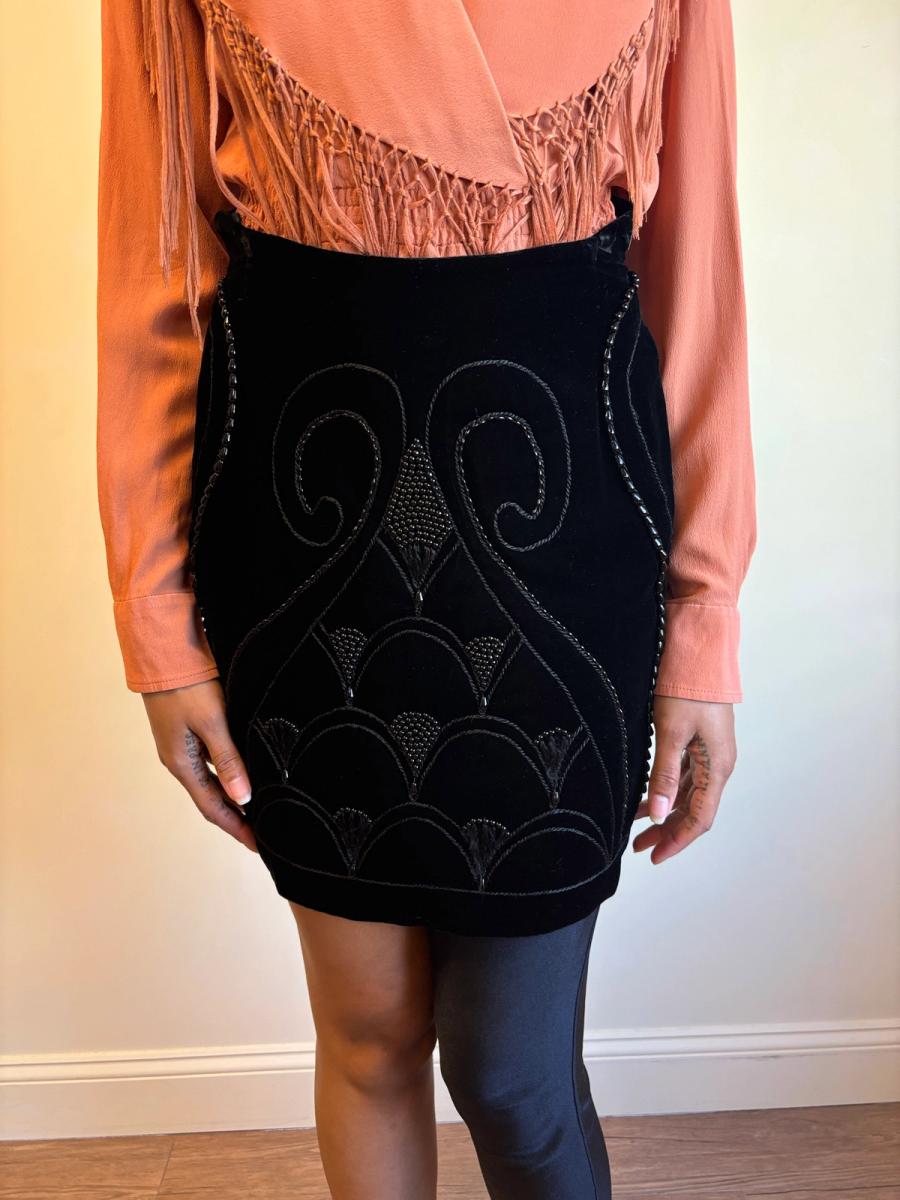 1980s Krizia Ornamental Skirt product image