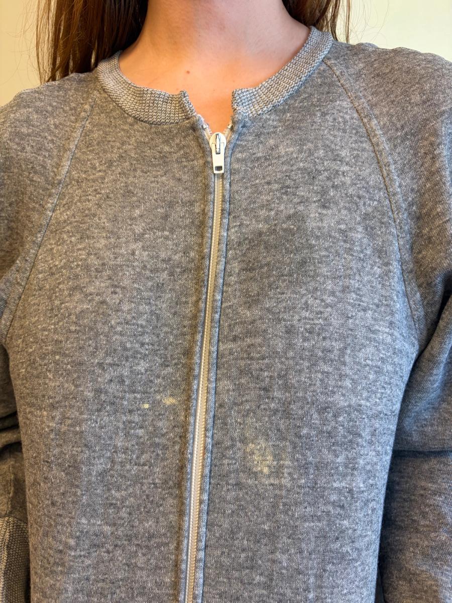 1980 Norma Kamali Gray Zip Up Jumpsuit product image