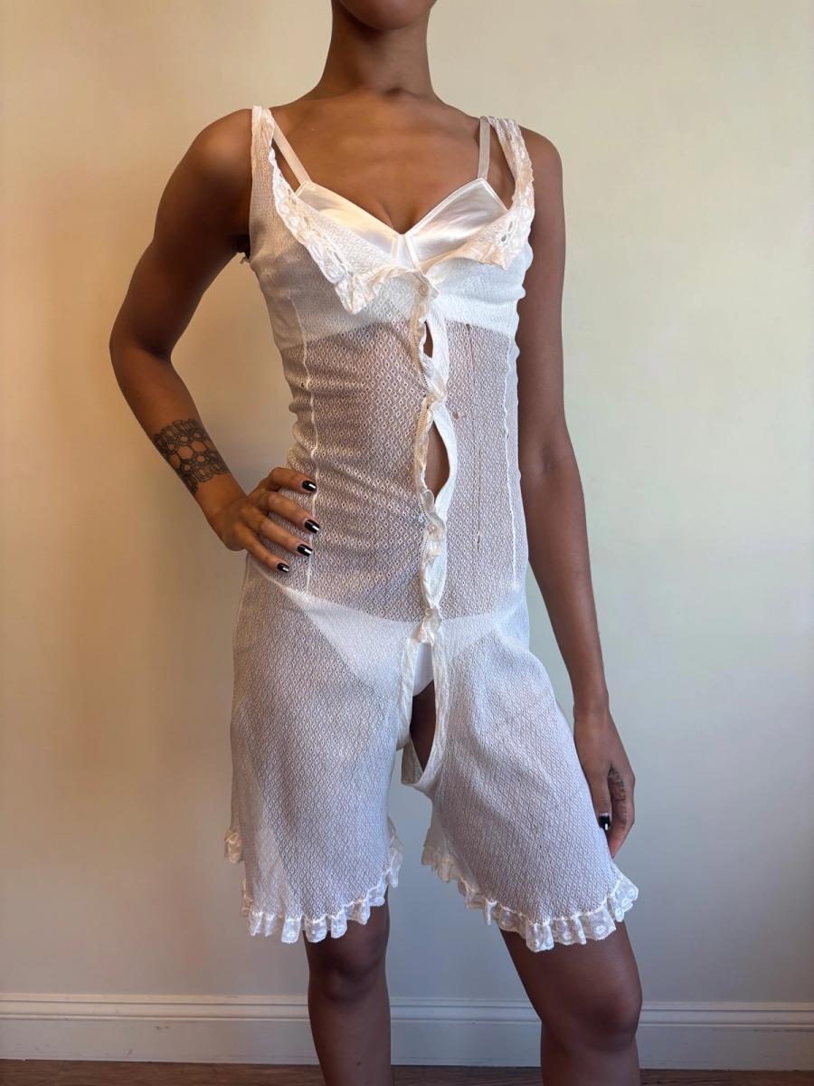 Edwardian Lace Mesh Combination Suit product image