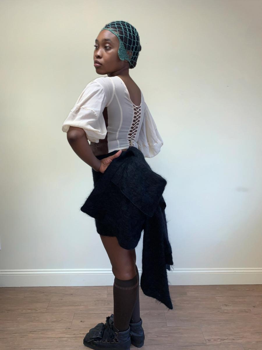 Vivienne Westwood 1992 Runway Mohair Bustle Skirt product image