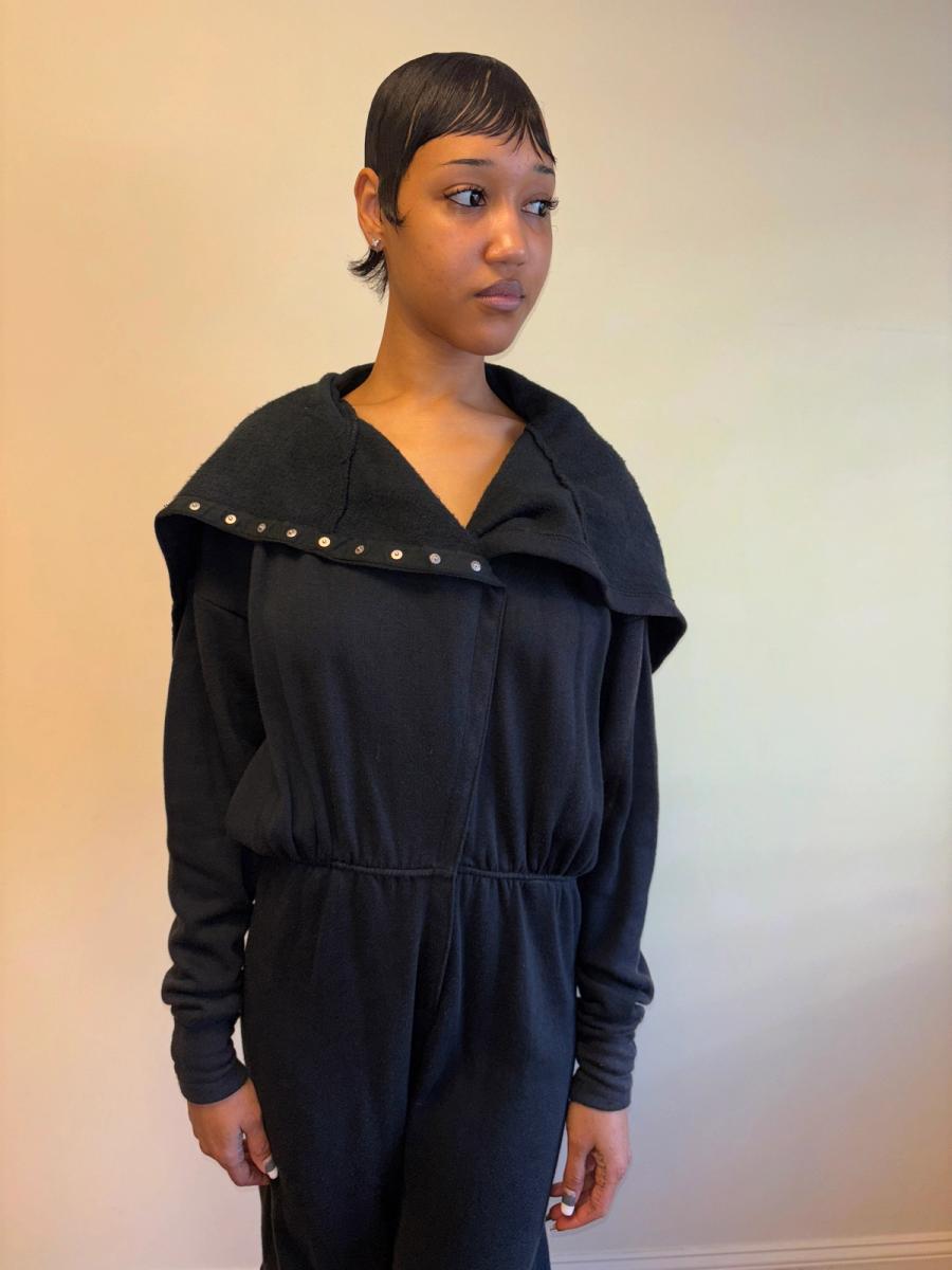 1980s Norma Kamali OMO Snap Sweatshirt Suit  product image