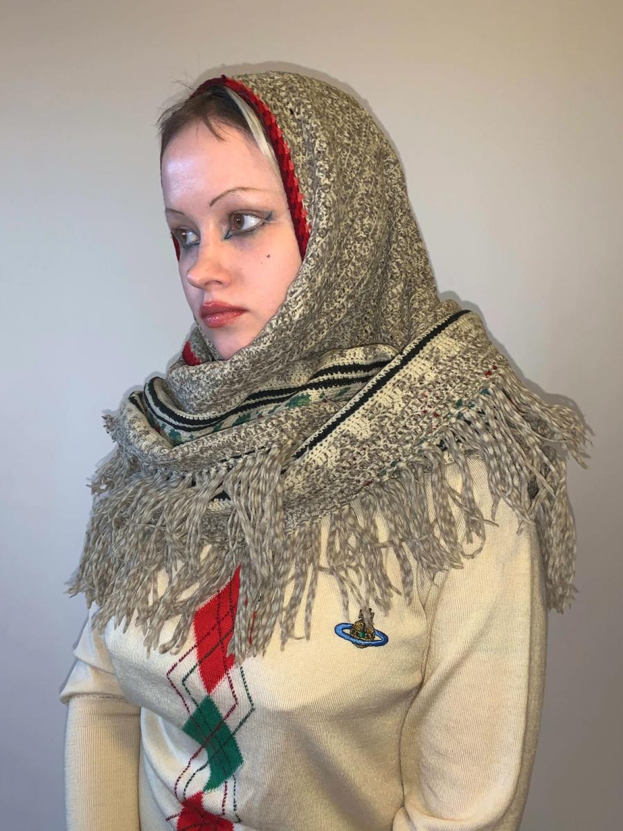 Victorian Rose Knit Shawl product image