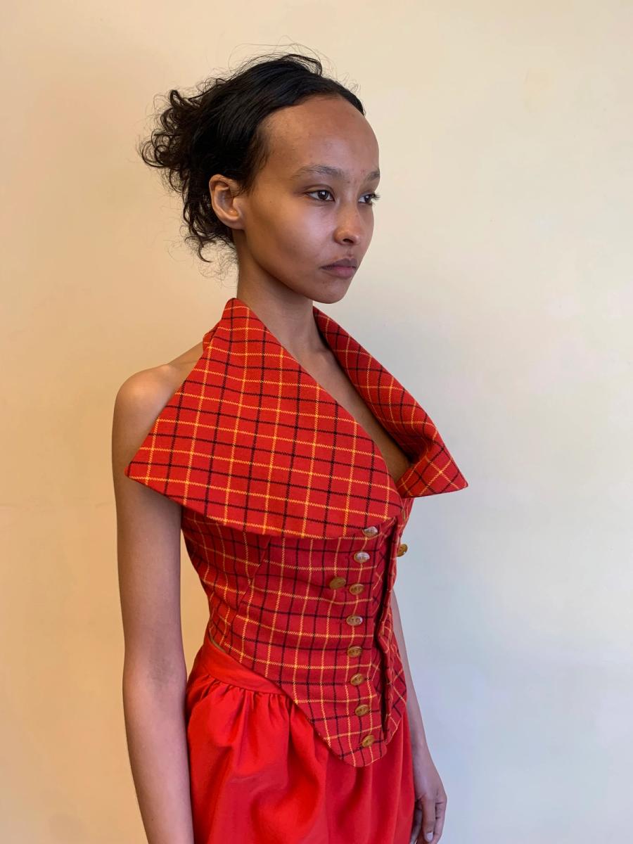 Vivienne Westwood 'Vive la Cocotte' AW 1995 Tartan Corset product image