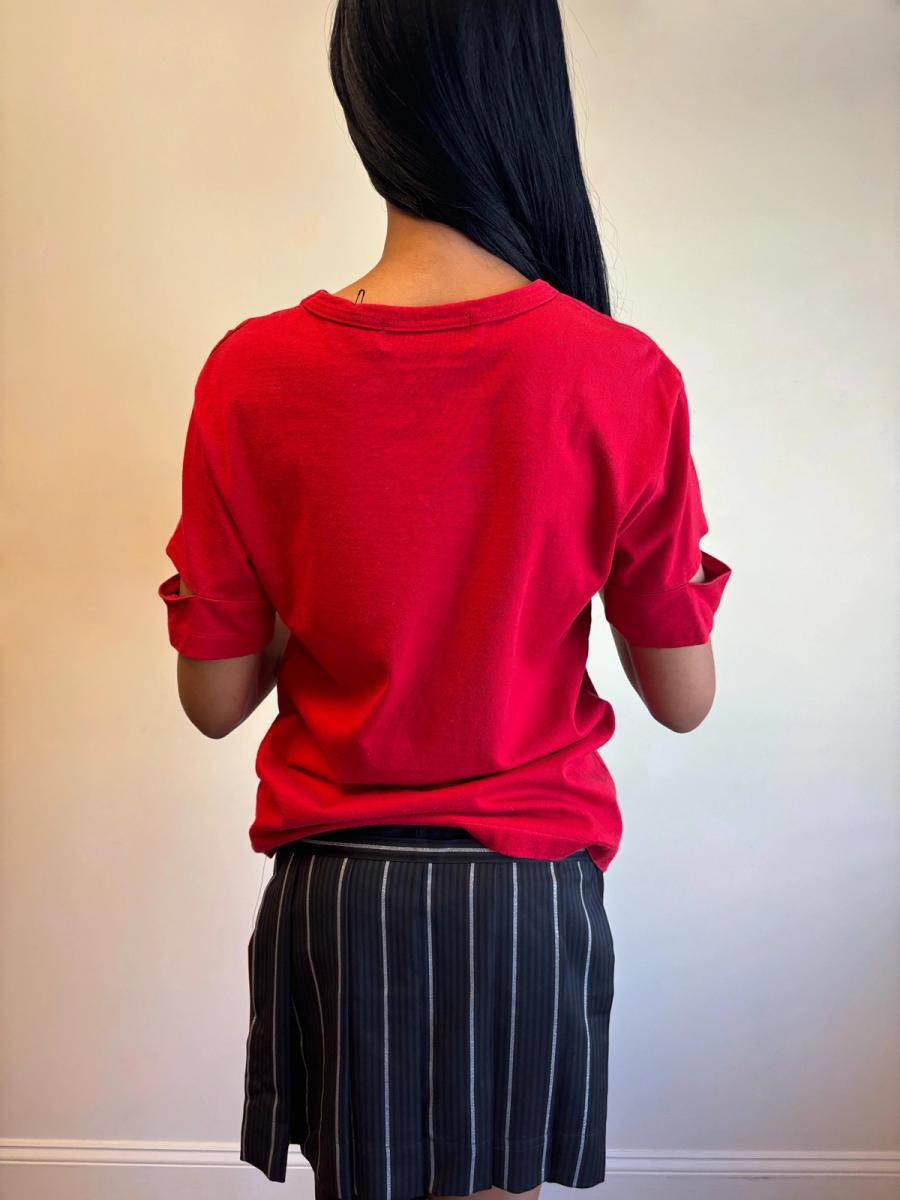 90s Obscure Desire of Bourgeoisie Red T-shirt product image