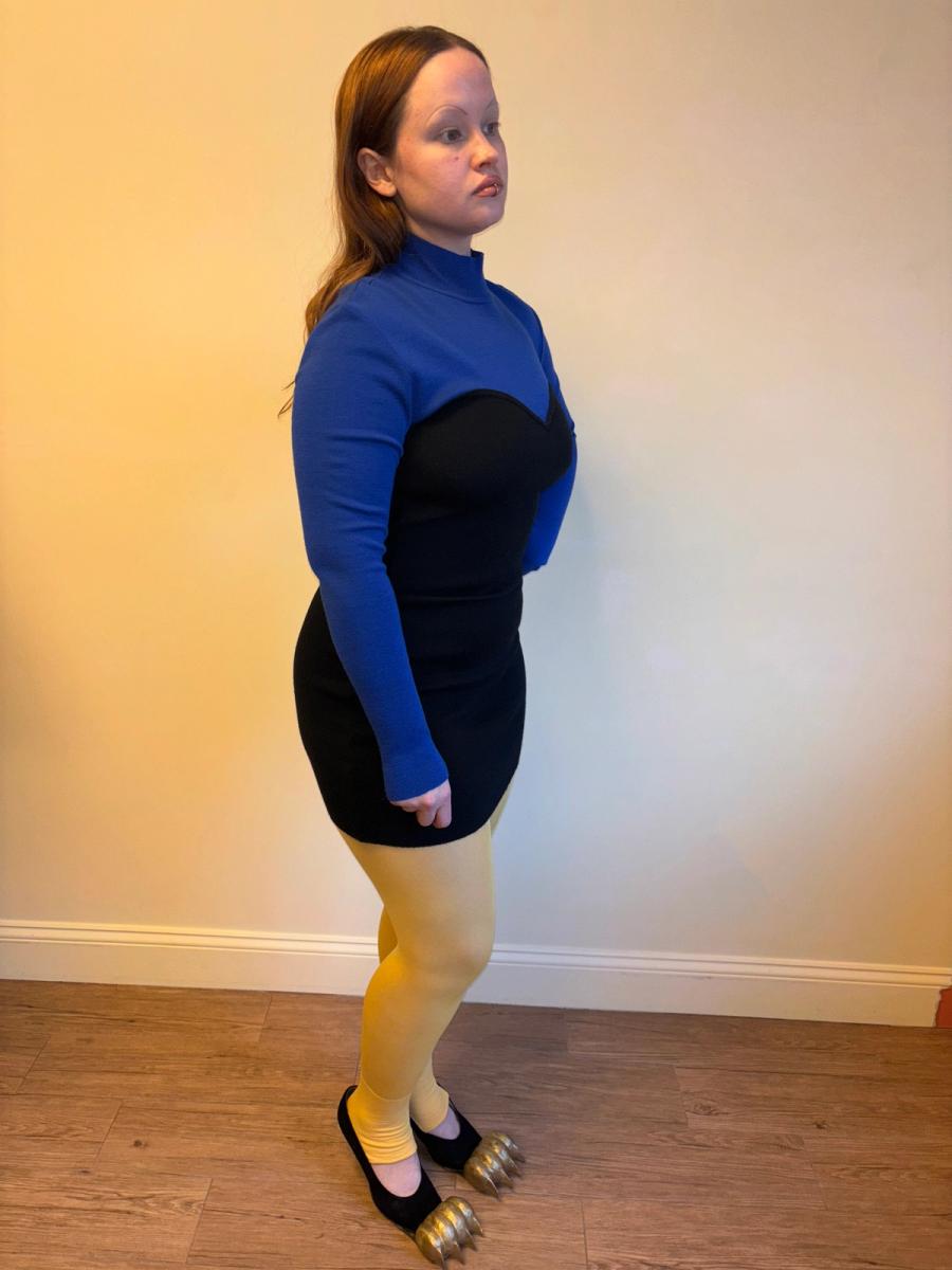 Chantal Thomass Suite Blue Sweetheart Illusion Dress  product image