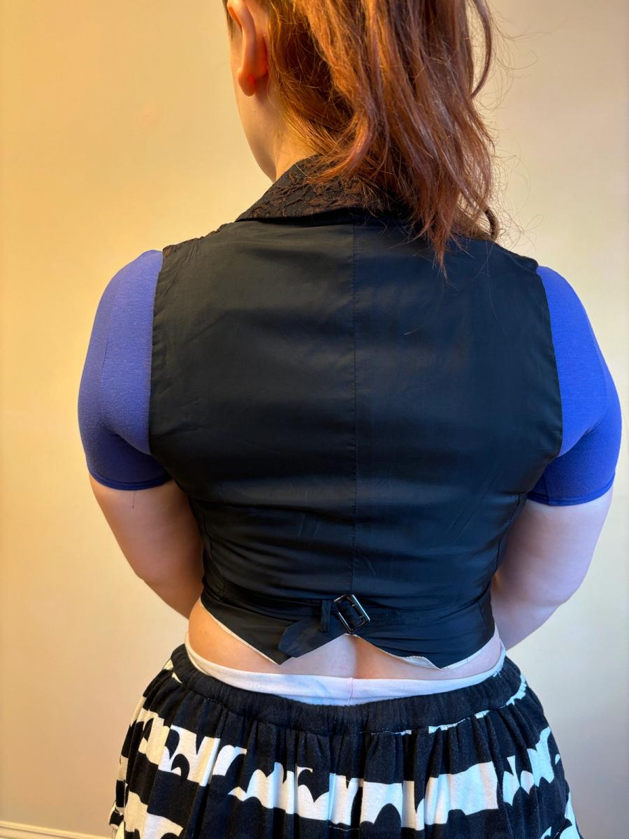 90s Romeo Gigli Underbust Jaquard Vest product image