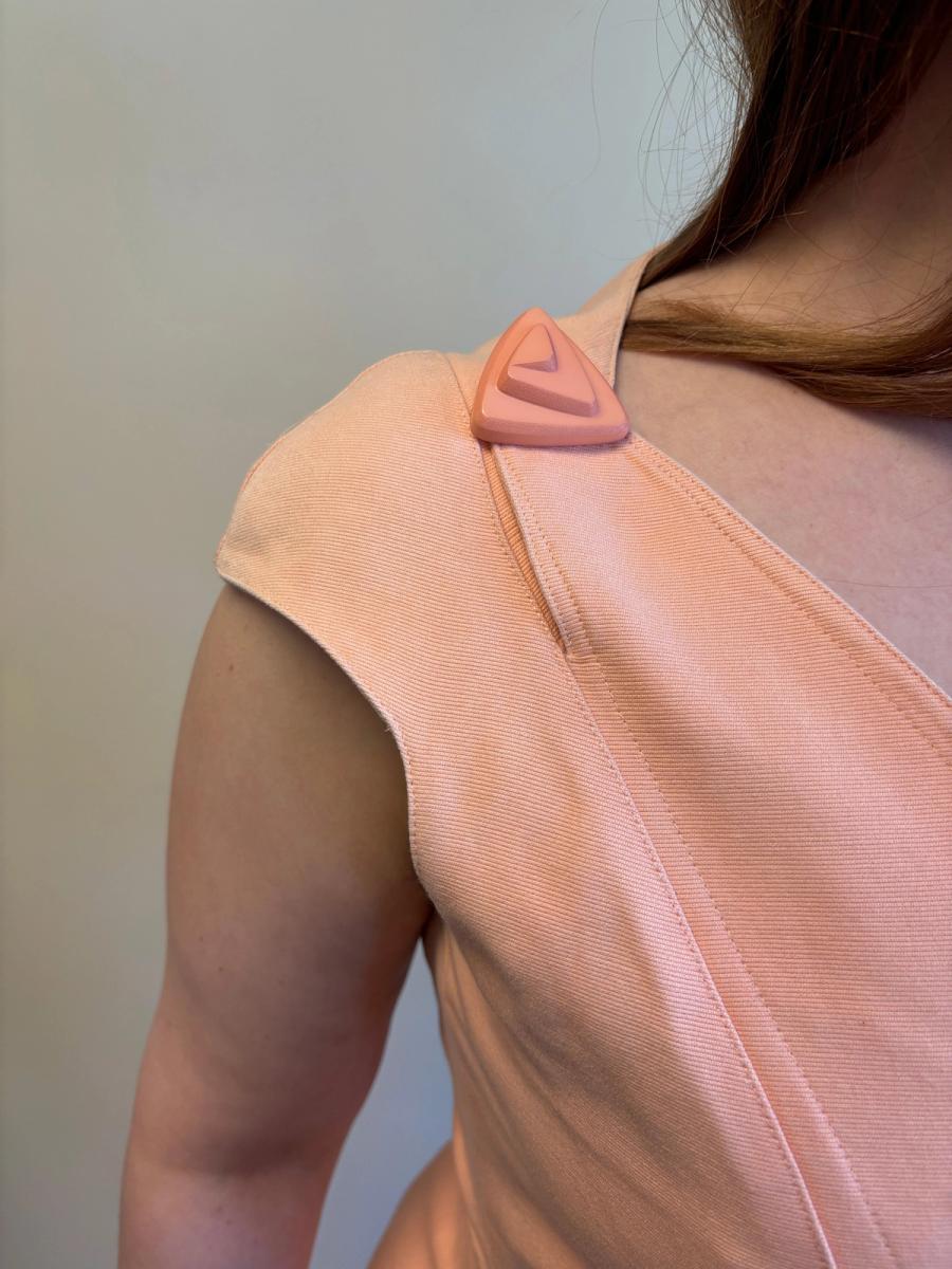 80s Thierry Mugler Sculptural Pink Top product image