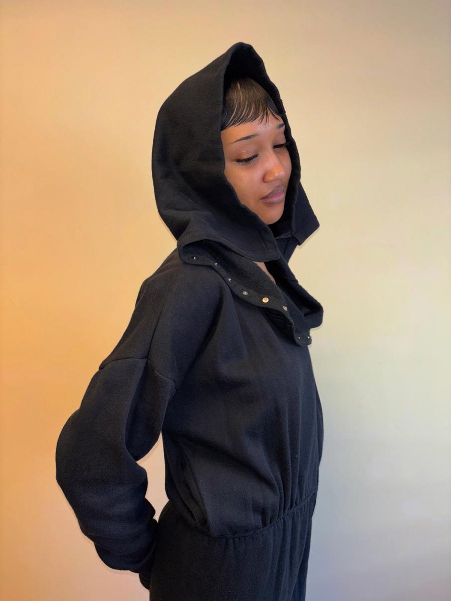 1980s Norma Kamali OMO Snap Sweatshirt Suit  product image