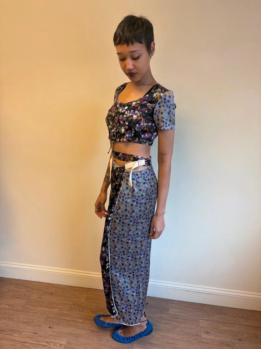 S/S 1994 Jean-Paul Gaultier Runway Floral Ensemble product image