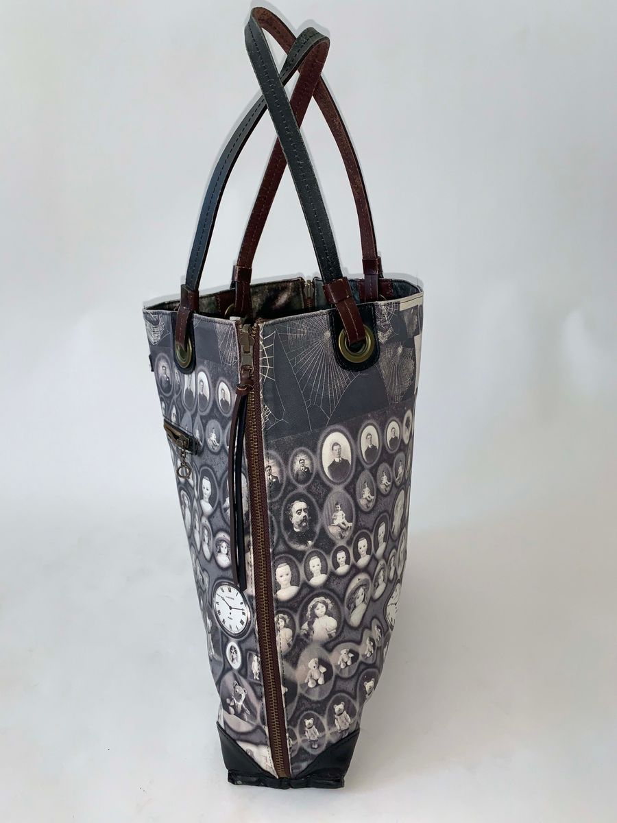 Jean Paul Gaultier 90s Reversible Cameo Teddy Print Tote product image