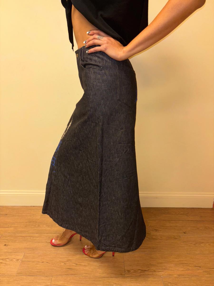 00s Body Butter Portrait Print Skirt product image