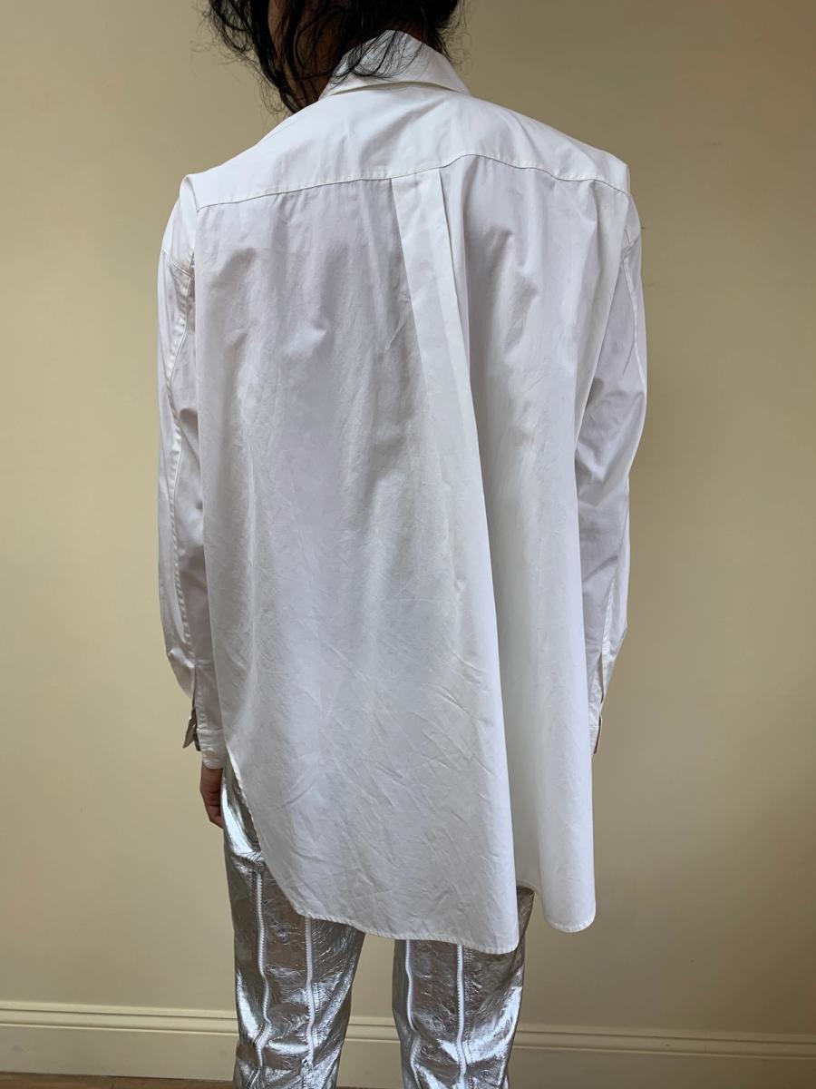 1980s Issey Miyake Button Collar Poet Blouse  product image