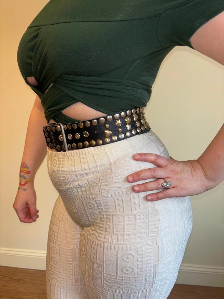 Vintage Sonia Rykiel Studded Belt product image