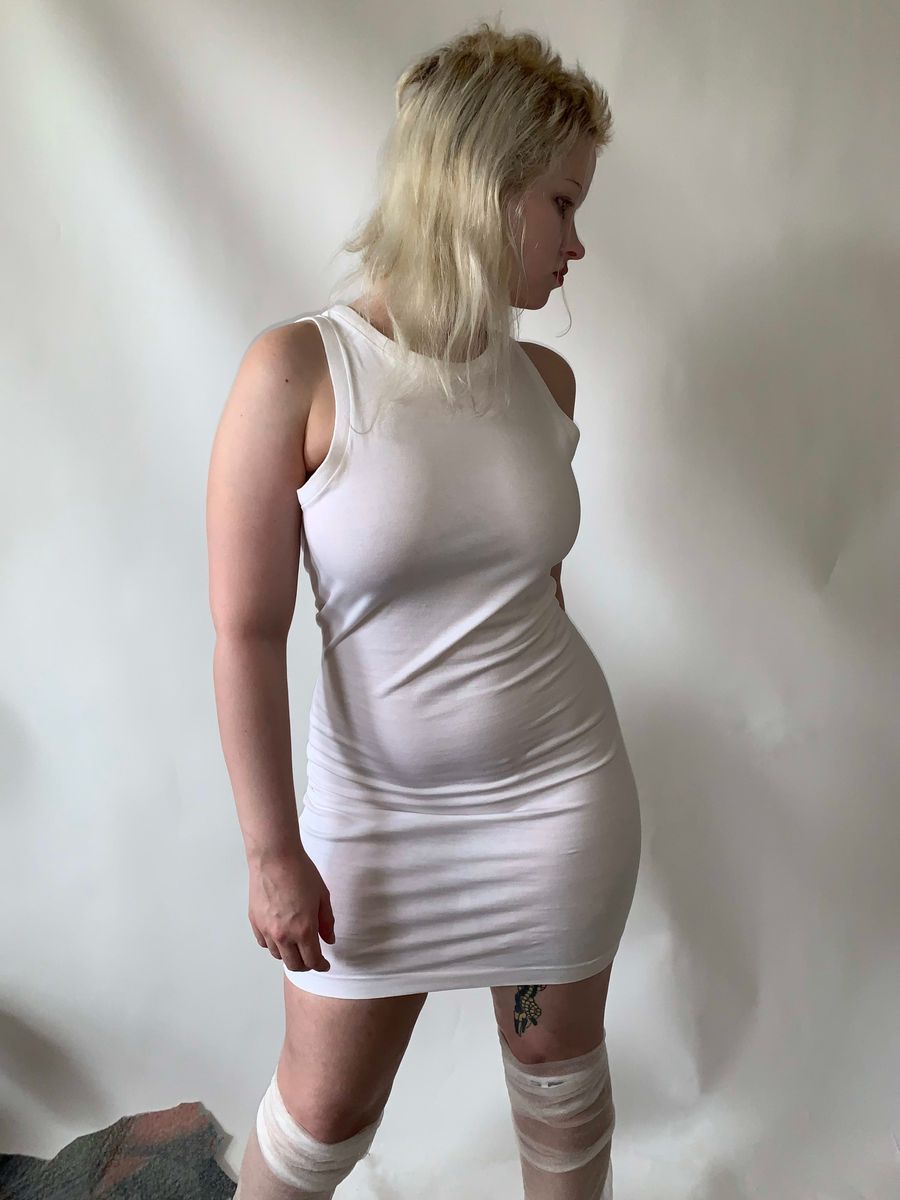 Romeo Gigli Vintage Bodycon Dress w/ Cutout  product image