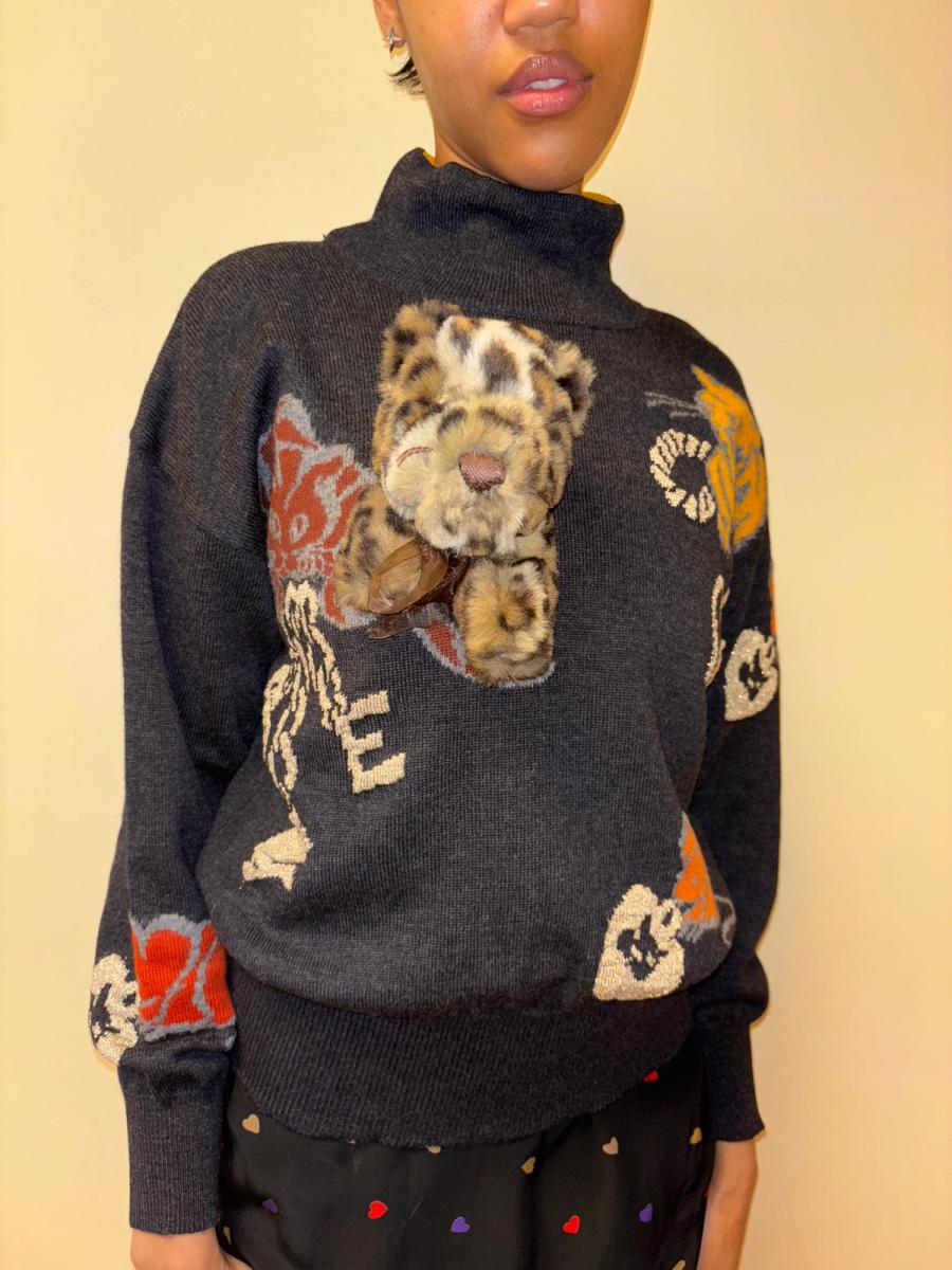 Wonderful World Cheetah Teddy Brooch product image