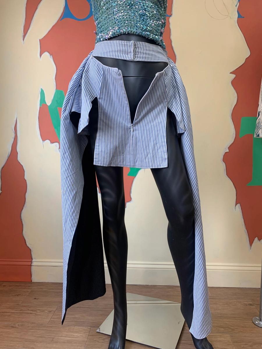 20471120 Miniskirt with Draping Sash Detail product image