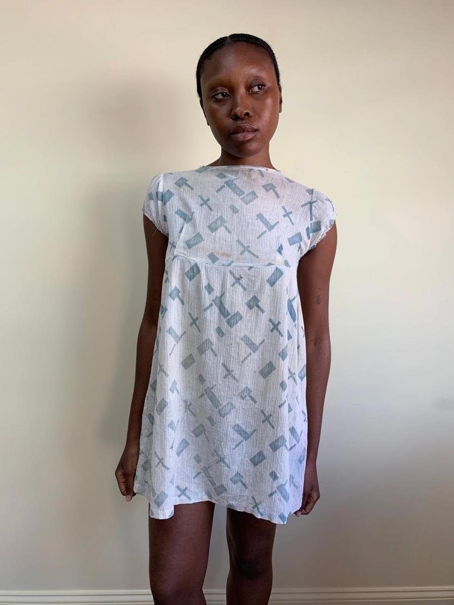 1920s Abstract Print Child's Dress product image