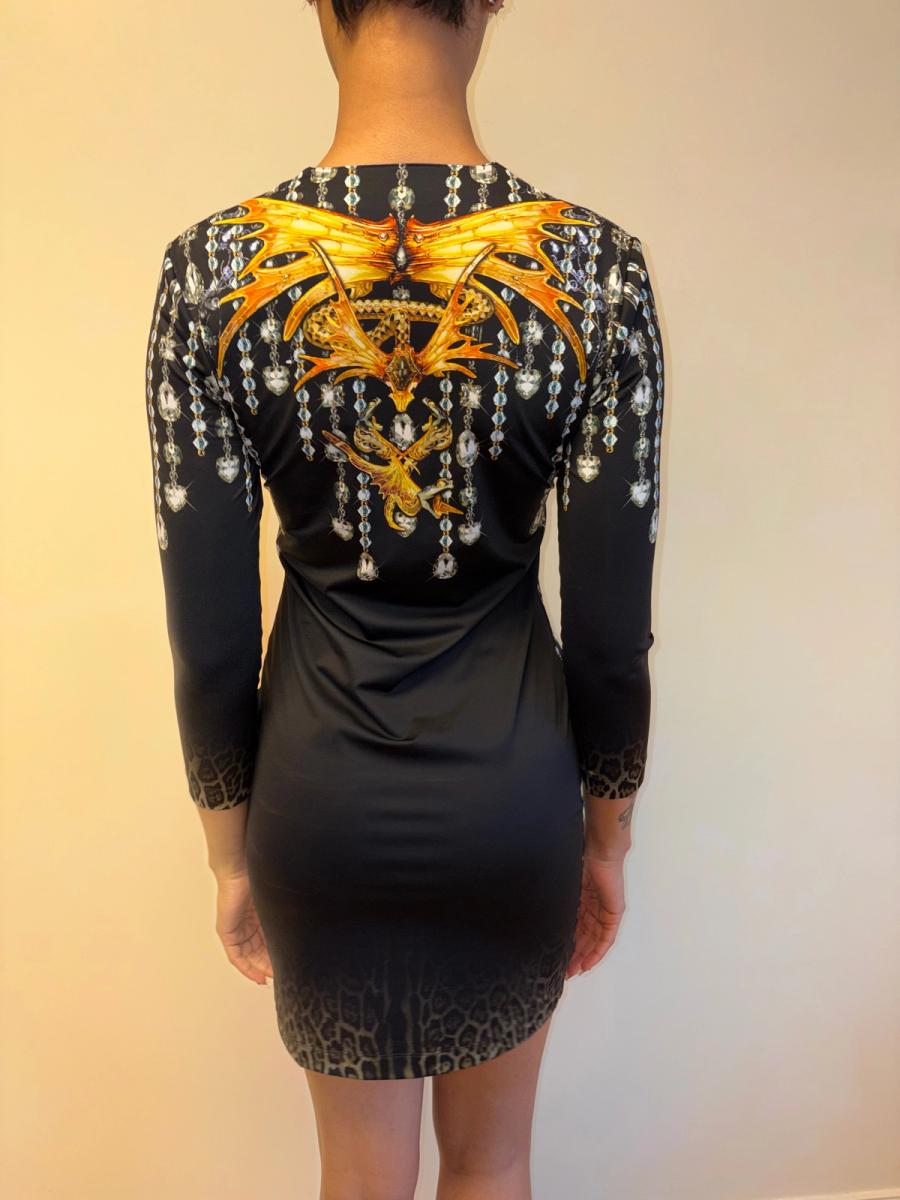 Cavalli Snake Print Bodycon Dress product image