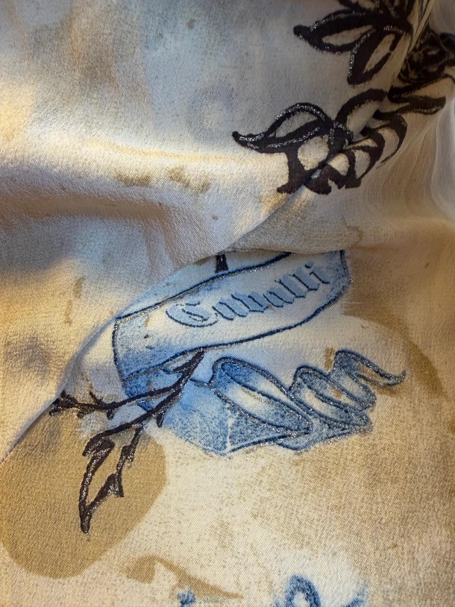 Roberto Cavalli Aged Tattoo Print Slip product image